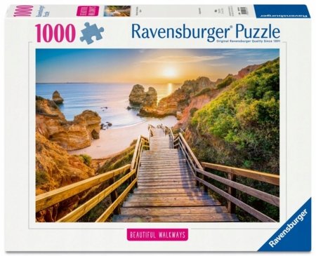 RAVENSBURGER PUZZLE dėlionė Takas į Kamilo paplūdimį, 1000 det., 12001761 5 