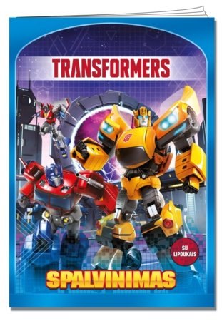 Transformeriai Spalvinimas su lipdukais, 9786090510360 
