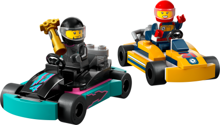 60400 LEGO® City Gokartai Ir Lenktynininkai 