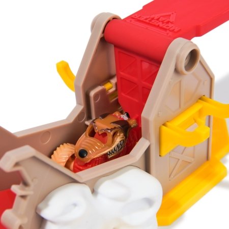 MONSTER JAM MINI JAMS paleidimo trasa su 2 transporto priemonėm Boneyard Blaster, 6069711 