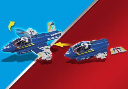 PLAYMOBIL CITY ACTION Policijos lėktuvas su dronu, 70780 70780