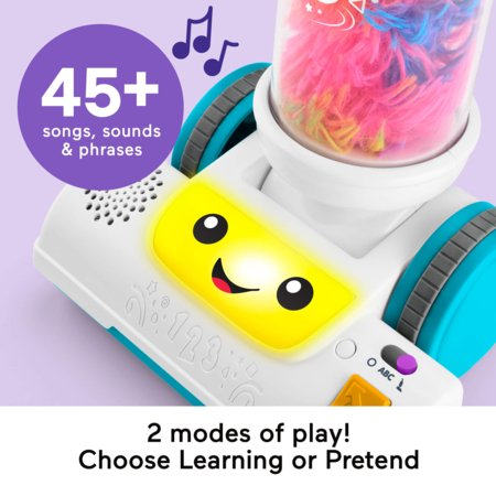 FISHER-PRICE LAUGH AND LEARN 2 in 1 žaislinis dulkių siurblys, JMM33 