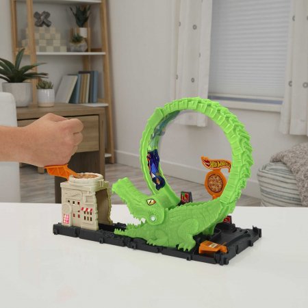 HOT WHEELS City Nemesis Gator Pizza Shop, HKX39 HKX39