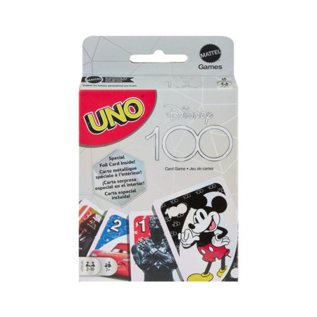 MATTEL GAMES UNO kortos skirtos DISNEY 100 m. jubiliejui, HPW21 HPW21