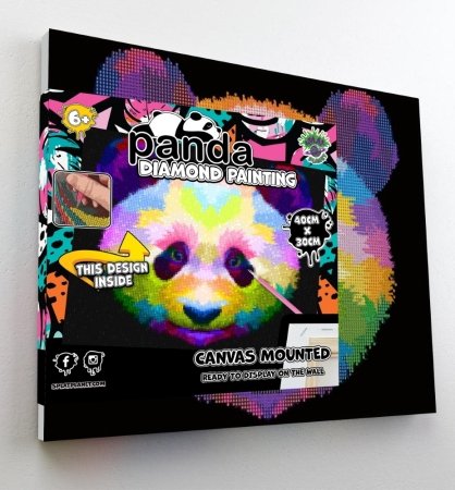 SPLAT PLANET deimantinė dėlionė, Panda 30x40 cm, SP46369 