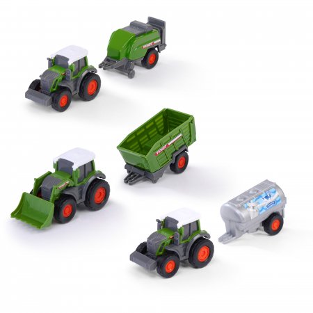 SIMBA DICKIE TOYS traktorius su priekaba Fendt Micro Farmer asort., 203732002 203732002