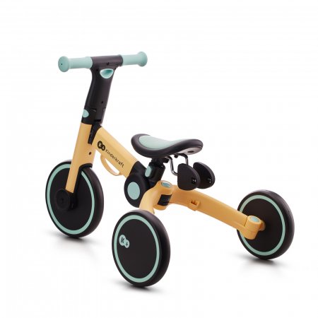 KINDERKRAFT triratukas 3in1 4Trike geltonas, KR4TRI22BLU0000 KR4TRI22BLU0000