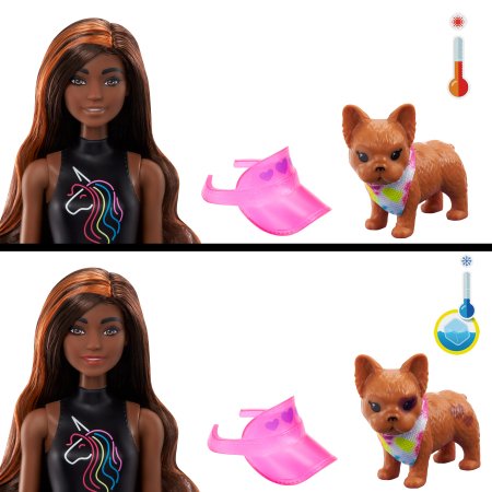 BARBIE spalvų siurprizų dovanų rinkinys, neoninių spalvų serija, asort., HCD25 HCD25