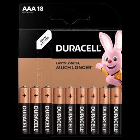 DURACELL baterijos AAA, 18 vnt, 250-07577 