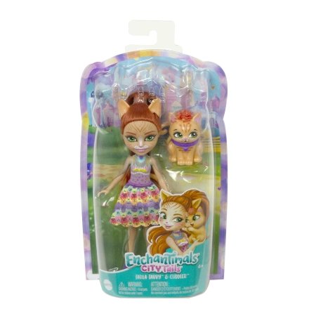 ENCHANTIMALS herojė katytė Tarla su gyvūnėliu, HHB91 HHB91