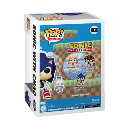 FUNKO POP! vinilinė figūrėlė: Sonic - Sonic & Chao, 80309 