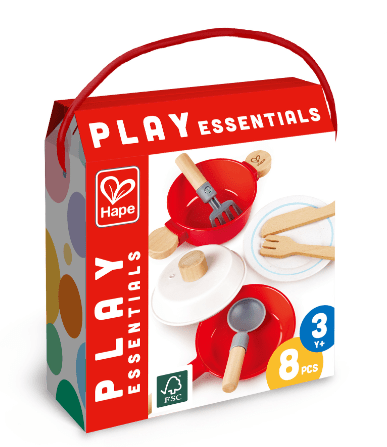 HAPE maisto gaminimo rinkinys Little Chef Cook & Serve, E3188A 