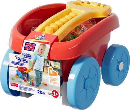 MEGA BLOKS kaladėlių rinkimo vežimėlis, JFR30 