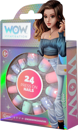 WOW GENERATION priklijuojami nagai, 24 vnt., WOW00019 