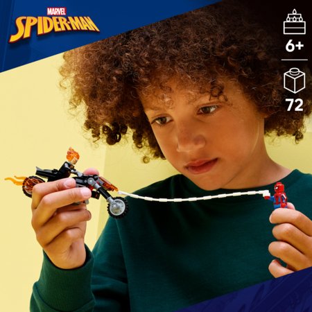76335 LEGO® | Marvel Žmogus voras prieš Tamsos baikerio motociklą 