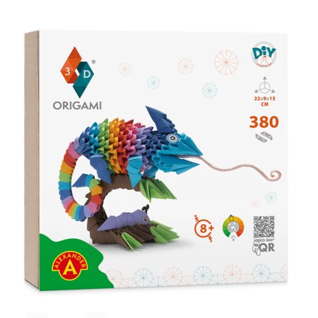 ORIGAMI 3D rinkinys Chameleonas, 2847 