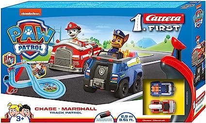 CARRERA FIRST Paw Patrol lenktynių trasa Track Patrol 2,9 m, 20063031 
