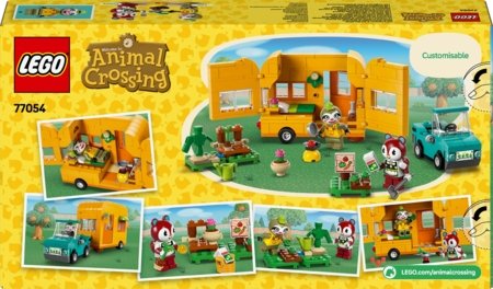 77054 LEGO® Animal Crossing™ Leif furgonas ir sodo prekių parduotuvė 