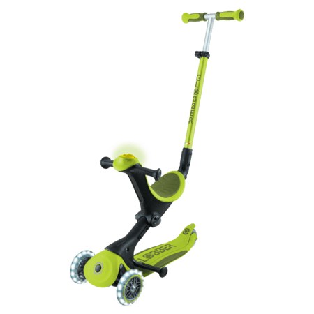 GLOBBER paspirtukas Go Up Deluxe Lights, laimo žalia, 748-606 