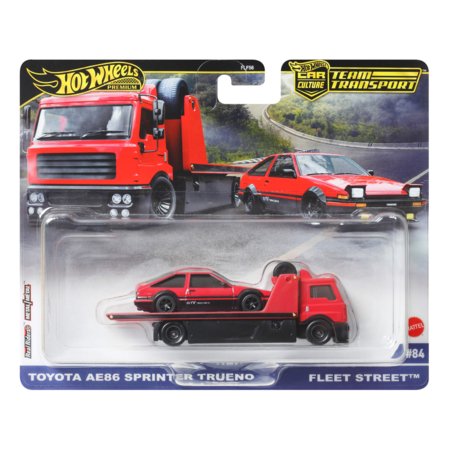 HOT WHEELS automodeliukas Vilkikas su automobiliu asort., FLF56 