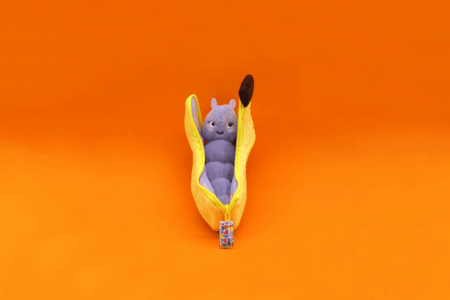 FLIPETZ pliušinis žaislas - drugelis banane, 80110 