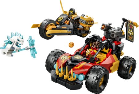 71864 LEGO® NINJAGO® Kai ir Cole kombinuotosios transporto priemonės 