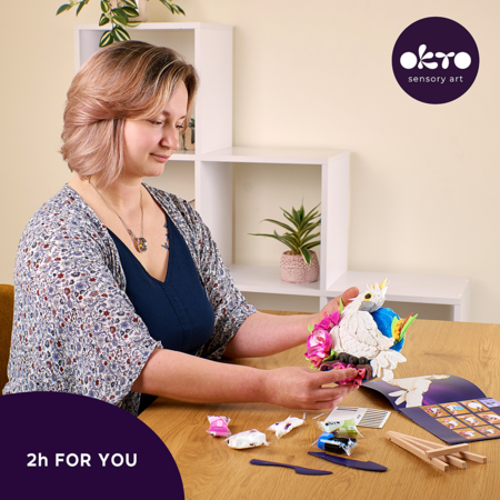 OKTO 3D Kūrybinis rinkinys Cockatoo, 20044 