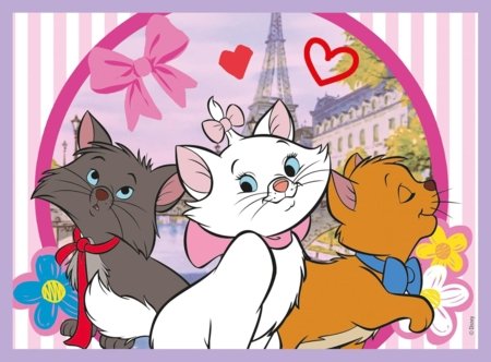 CLEMENTONI dėlionė Disney Classics, 12 kubų., 41196 