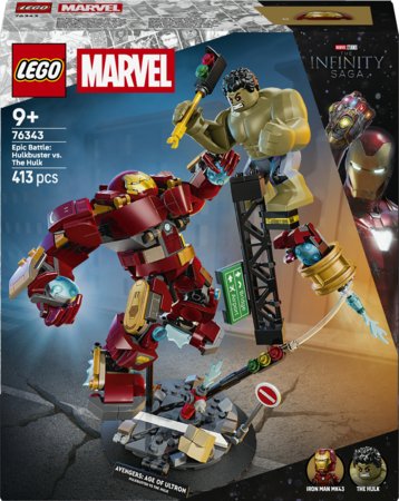 76343 LEGO® ǀ Marvel Epinė kova: Halkbasteris prieš Halką 