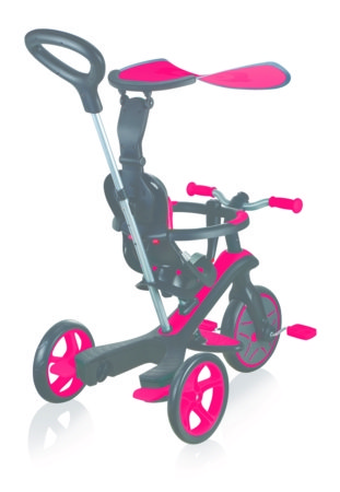 GLOBBER triratukas Explorer Trike Foldable 4 In 1, raudonas spalvos, 732-102 
