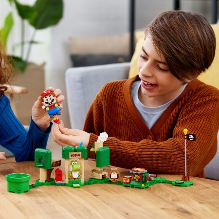 71406 LEGO® Super Mario Yoshi dovanų namelio papildomas rinkinys 71406