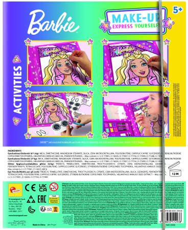 LISCIANI Barbie kūrybinis rinkinys su makiažu, 12938 