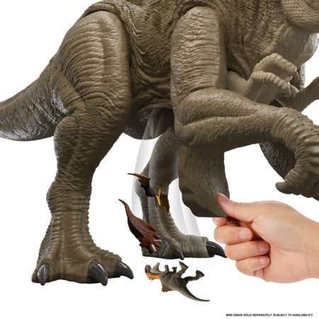 JURASSIC WORLD SUPER COLOSSAL interaktyvus dinozauras D. rex, JKG95 