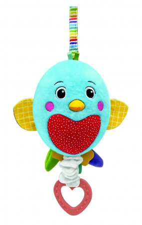 CLEMENTONI Baby minkštas muzikinis žaislas Bird, 17794 17794
