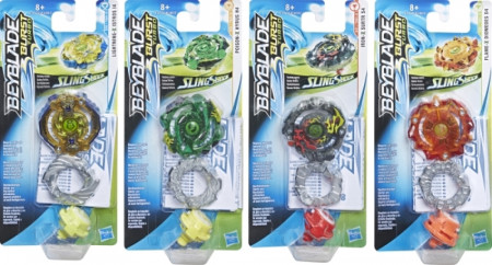 BEY BLADE sukučio viršunė Slingshock Single Tops asort., E4602EU4 E4602EU4