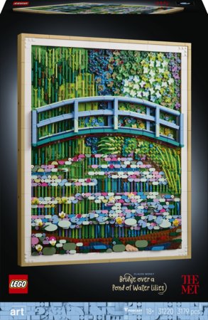 31220 LEGO® Art Klodas Monė – Tiltas virš vandens lelijų tvenkinio 