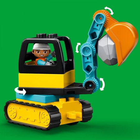 10931 LEGO® DUPLO Town Sunkvežimis ir vikšrinis ekskavatorius 10931