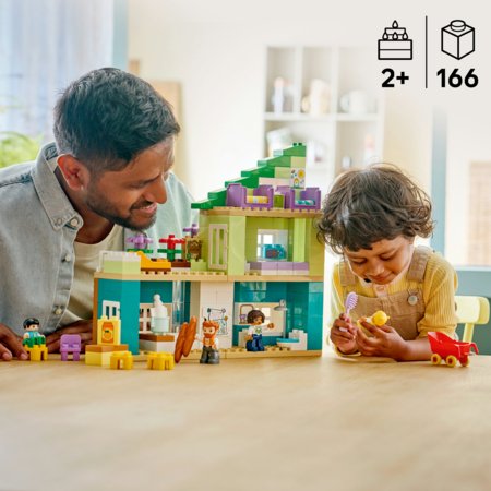 10470 LEGO® DUPLO® Town „3 in 1“ modernus šeimos namas su figūrėlėmis 