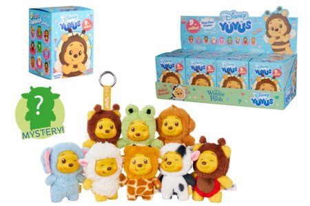 DISNEY YUYUS pliušinis žaislas Mikė Pūkuotukas, 12 cm, asort., 6315870777 