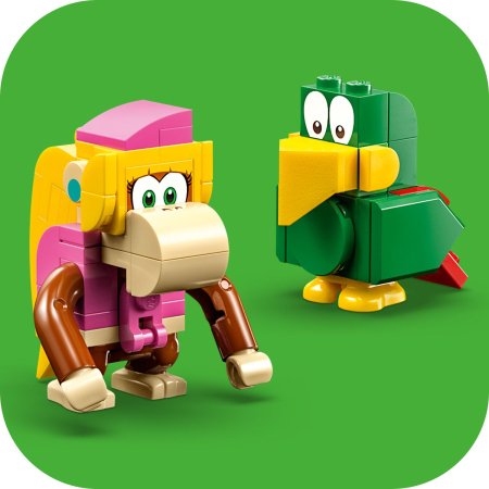 71421 LEGO® Super Mario™ Kongės Diksės džiunglių pramogų papildomas rinkinys 71421