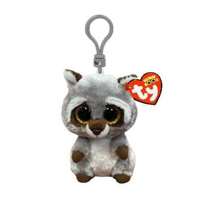 TY Beanie Boos pakabukas meškėnas OAKIE pilkas, TY35252 TY35252