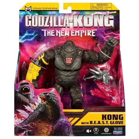 GODZILLA 6" figūrėlė Kong with B.E.A.S.T. Glove,  35204 