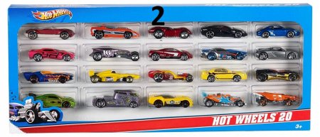 HOT WHEELS mašinų rinkinys, 20 vnt., asort., H7045 