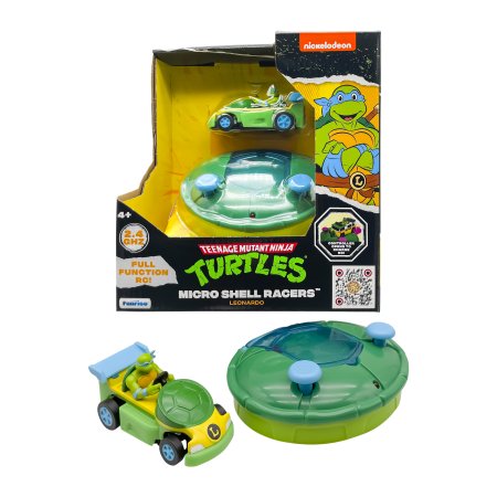 TMNT nuotolinio valdymo mašinėlė Micro Shell Racers Leonardo, 71030 71030