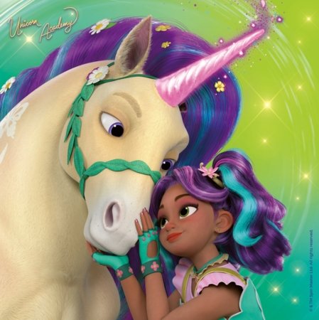 RAVENSBURGER dėlionė Unicorn Academy Magic and Friendship, 3x49 det., 12004163 