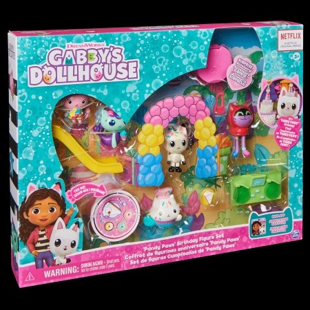 GABBY'S DOLLHOUSE Pandy Paws gimtadienio figūrėlių rinkinys, 6069141 