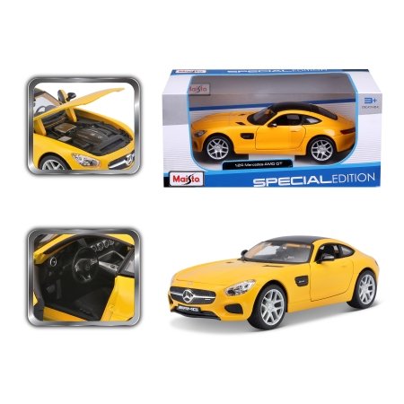 MAISTO DIE CAST 1:24  Special edition Automodelis Mercedes AMG GT, 31134 BK 