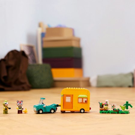 77054 LEGO® Animal Crossing™ Leif furgonas ir sodo prekių parduotuvė 