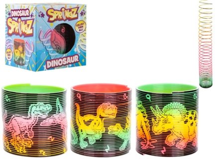 SPRINGZ spyruoklė Dinosaur Magic Spring 6.5cm. asort., 543357 