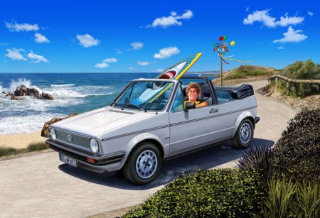 REVELL modelis 50 Years of the VW Golf 1, 05636 